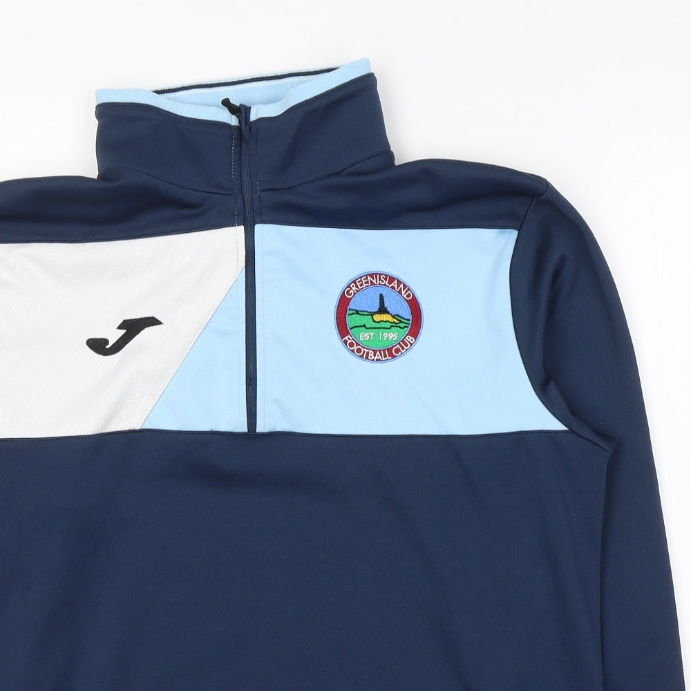 Joma Mens Blue  Polyester Pullover Sweatshirt Size M   - GreenIsland FC