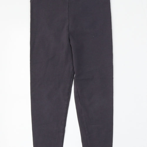 George Girls Grey  Cotton Jogger Trousers Size 8-9 Years  Regular