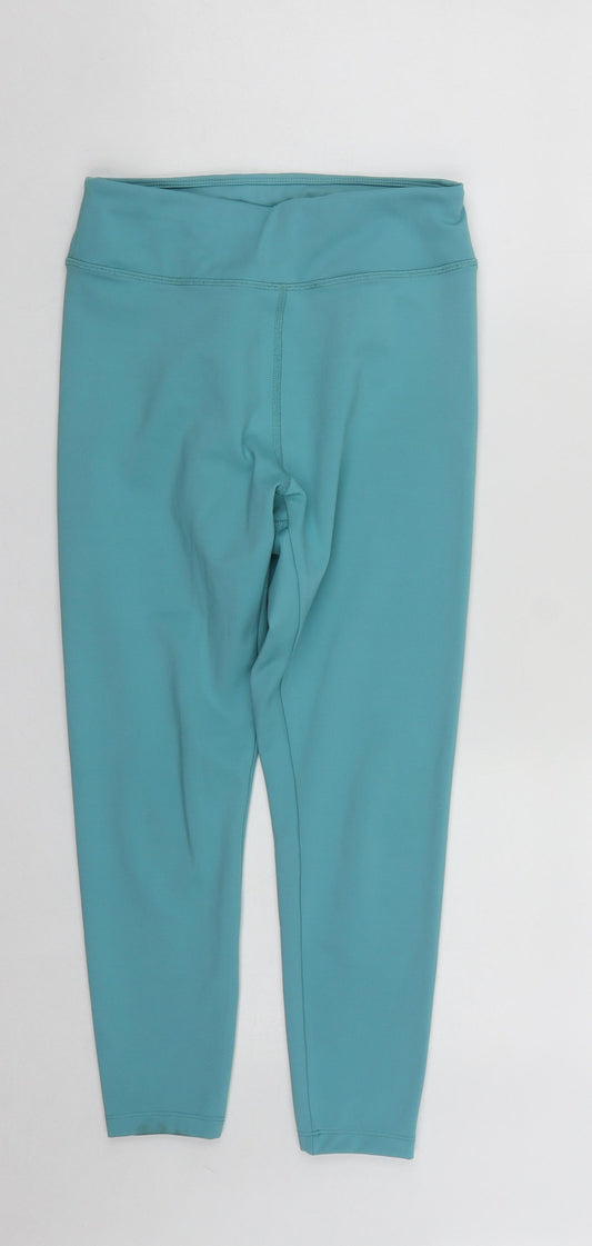 ASOS Womens Green  Polyester Cropped Leggings Size 8 L20 in Regular