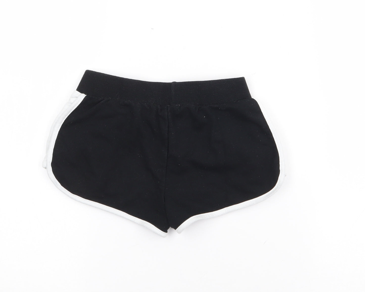 Primark Girls Black  Cotton Sweat Shorts Size 8-9 Years  Regular