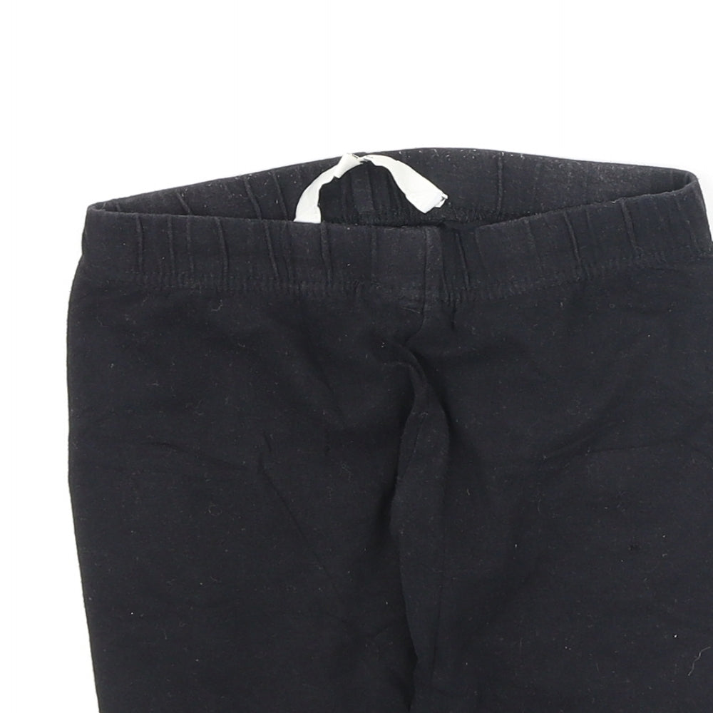 Miss evie Girls Black  Cotton Jegging Trousers Size 7-8 Years  Regular