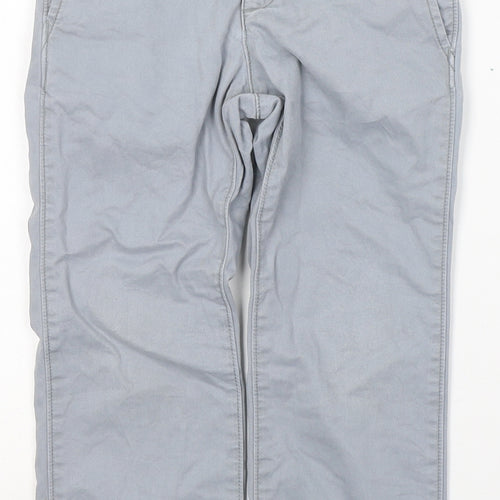 Gap Boys Grey  Cotton Chino Trousers Size 5 Years  Regular Button