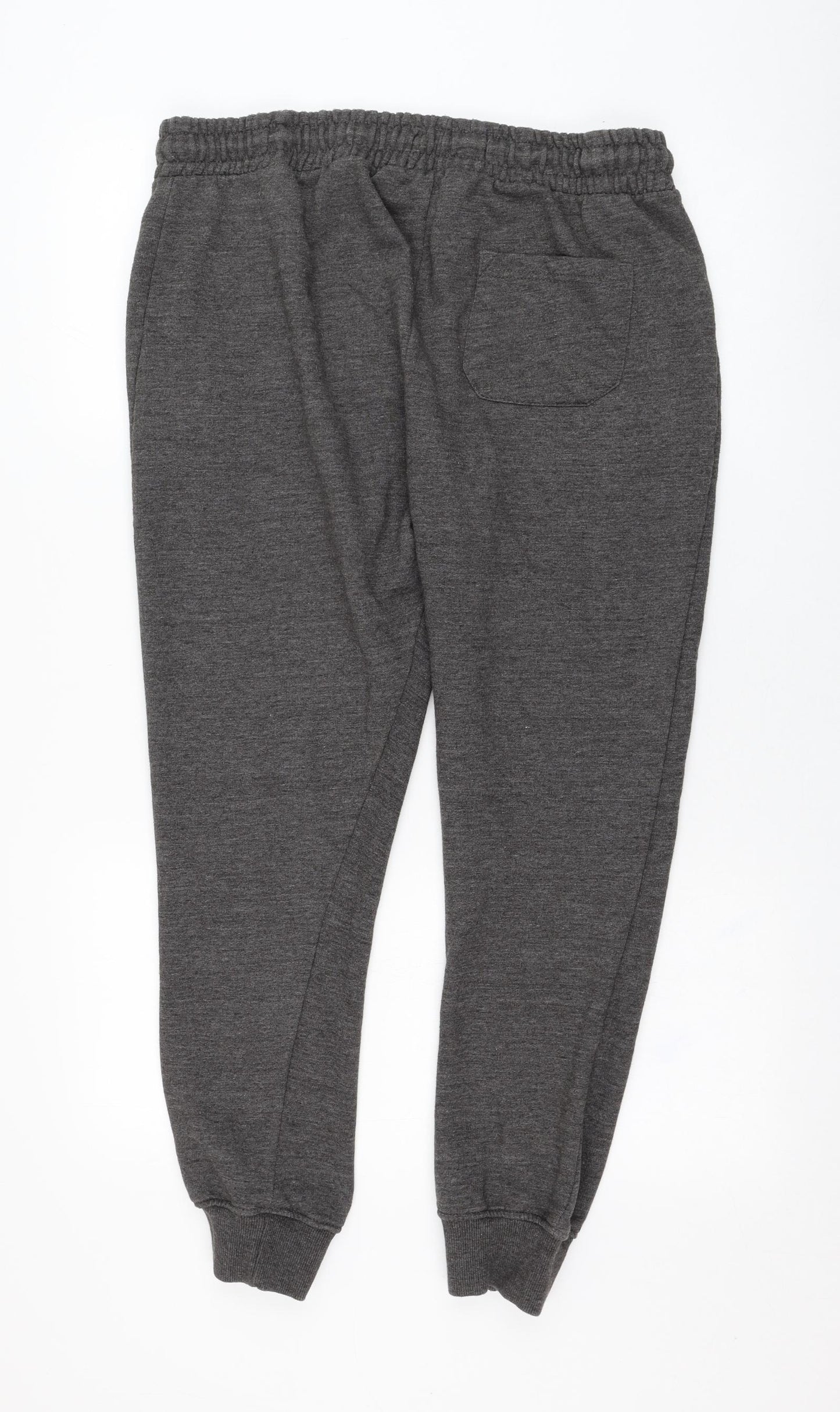 Tokyo Laundry Mens Grey  Cotton Jogger Trousers Size L L28 in Regular