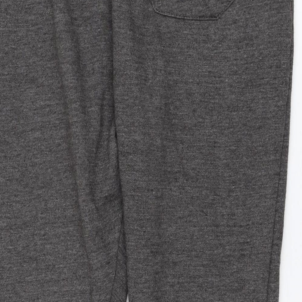 Tokyo Laundry Mens Grey  Cotton Jogger Trousers Size L L28 in Regular