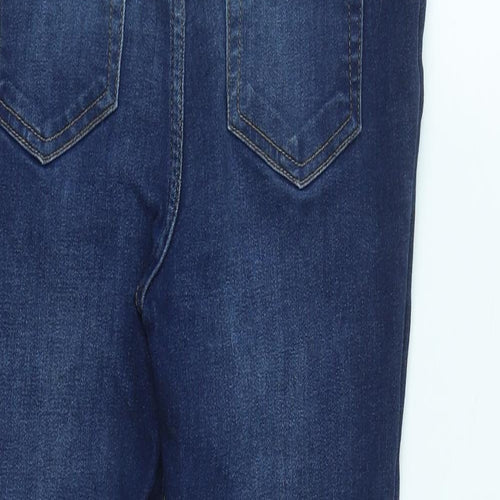 Denim & Co. Girls Blue  Cotton Skinny Jeans Size 11-12 Years  Regular