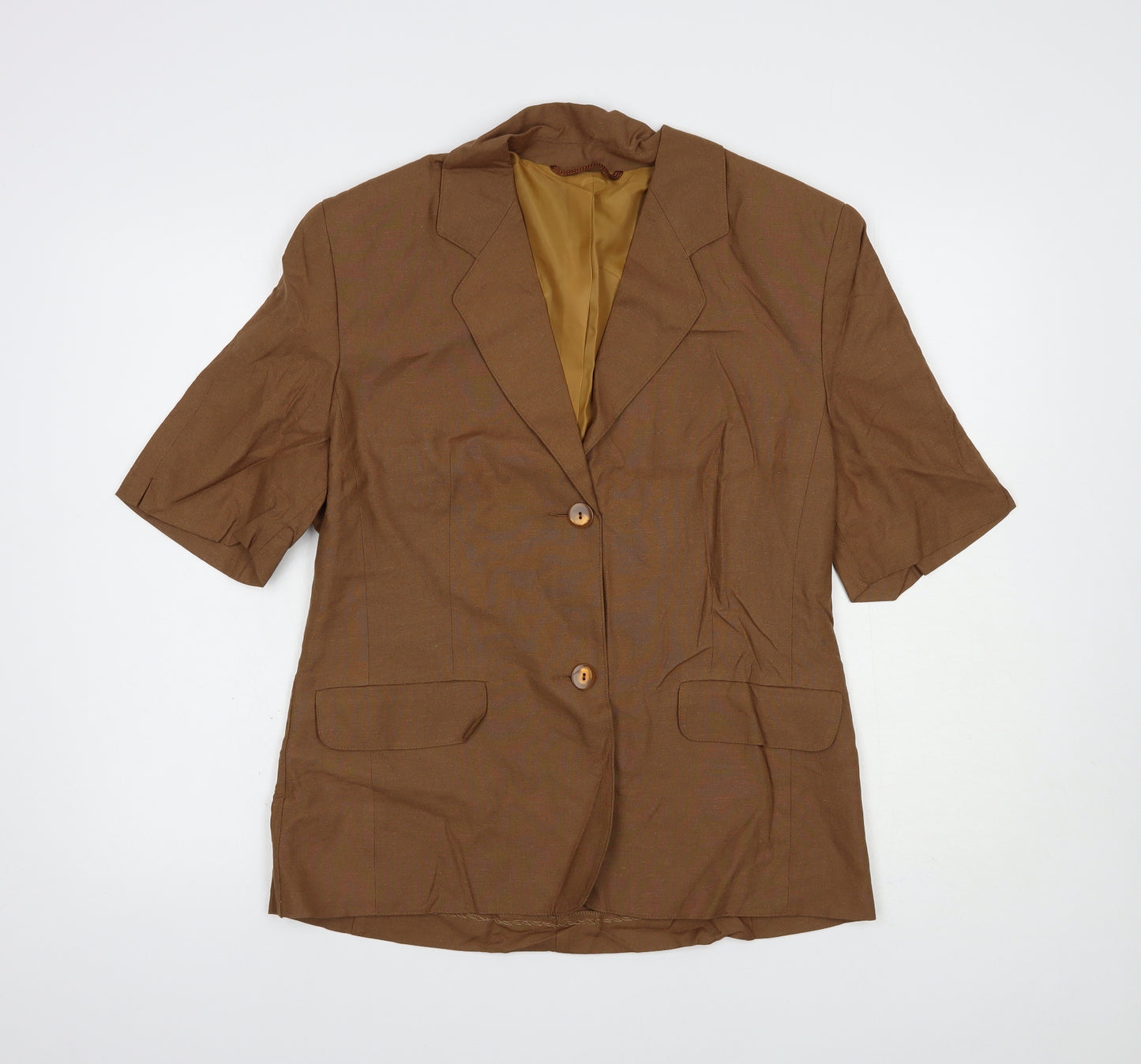 Steilmann Womens Brown   Jacket Blazer Size 14  Button