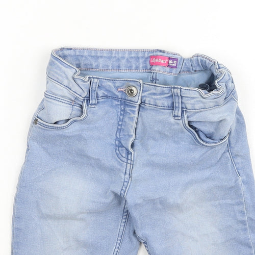 Lily & Dan Girls Blue  Cotton Straight Jeans Size 10-11 Years  Regular