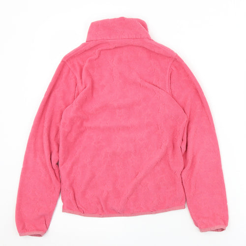 Hi Gear Girls Pink Geometric  Jacket  Size 7-8 Years  Zip