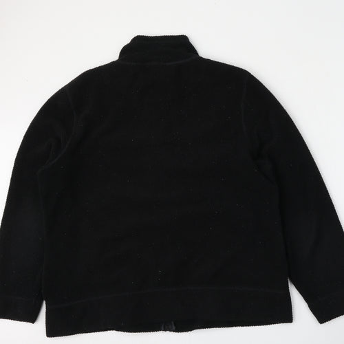 George Mens Black   Jacket  Size L  Zip