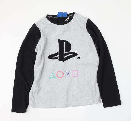 PlayStation Boys Multicoloured Solid Polyester  Pyjama Top Size 11-12 Years   - PlayStation