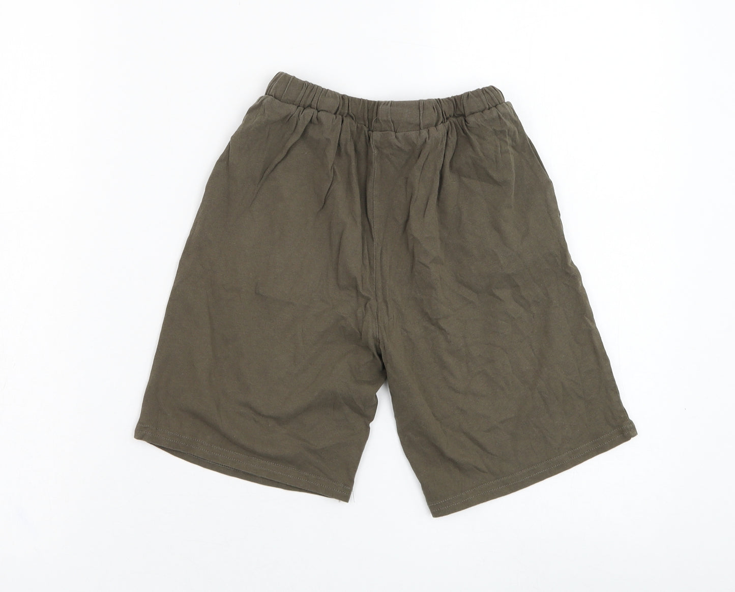 SheIn Boys Green  Polyester Sweat Shorts Size 9-10 Years  Regular