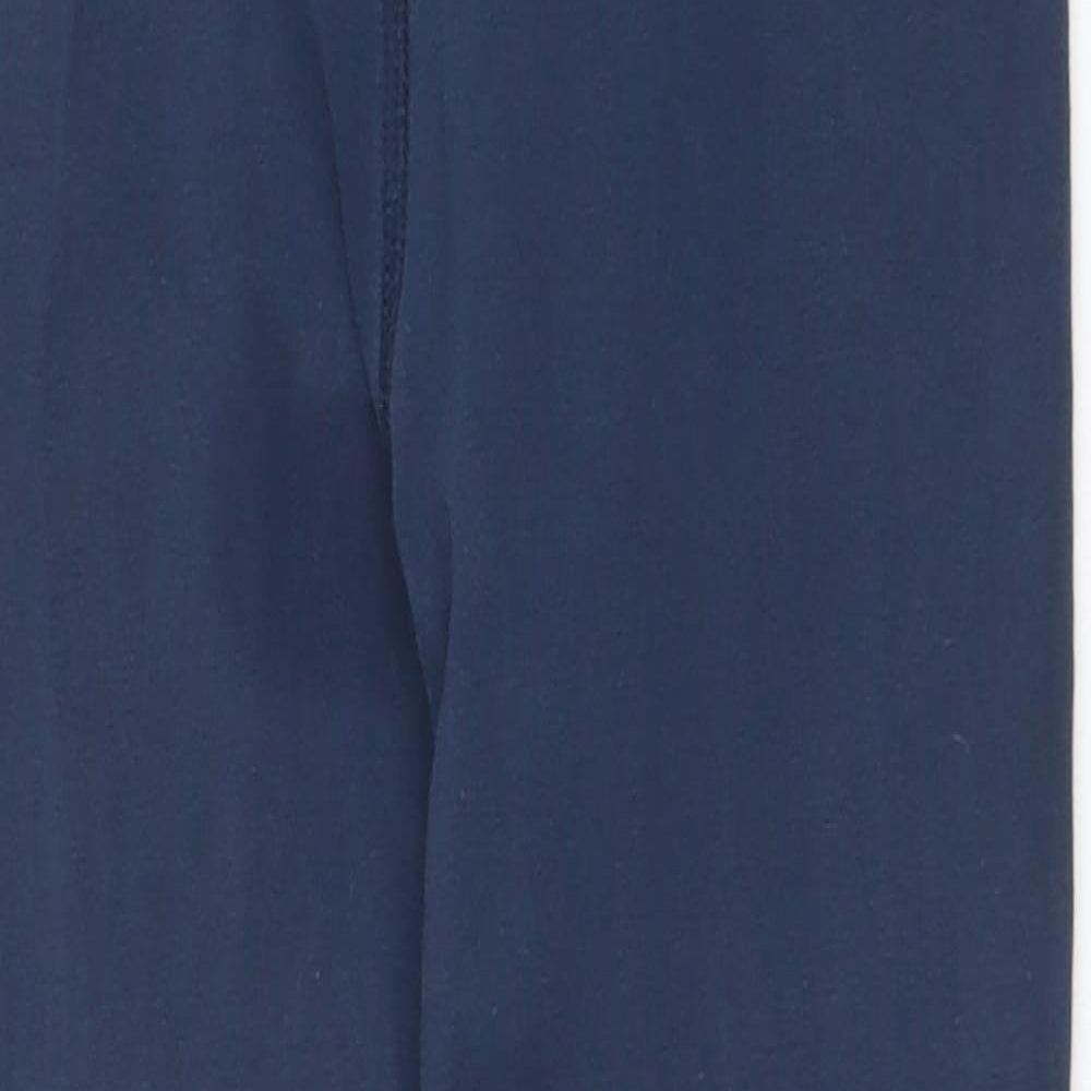 H&L Womens Blue  Cotton Cropped Leggings Size XS L23 in Regular