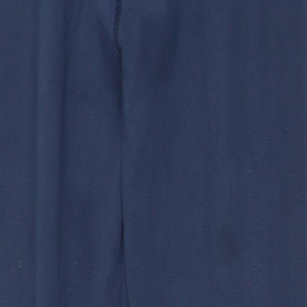 H&L Womens Blue  Cotton Cropped Leggings Size XS L23 in Regular