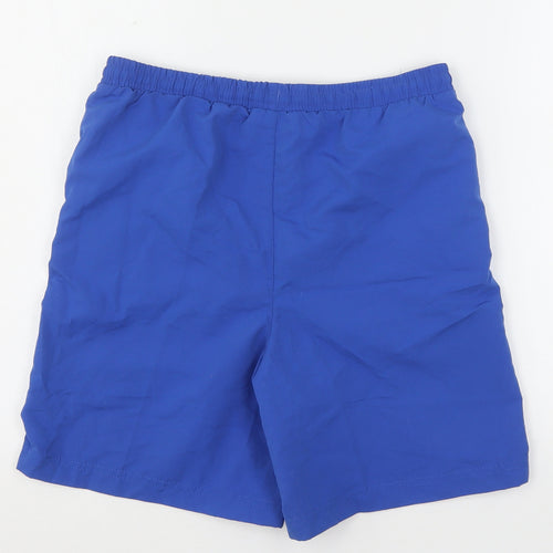 Slazenger Boys Blue  Polyester Bermuda Shorts Size 13 Years  Regular Drawstring - Swim Shorts