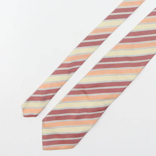 Tie Rack  Mens Multicoloured Striped Silk Pointed Tie One Size