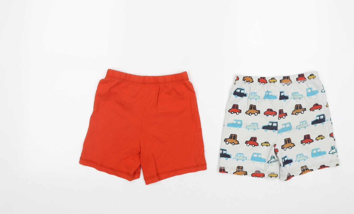 George Boys Multicoloured  Cotton Bermuda Shorts Size 5-6 Years  Regular  - Car Print