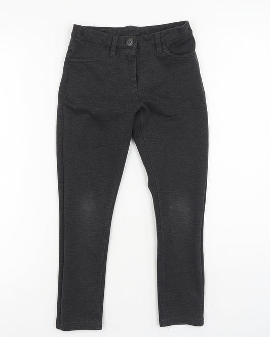 Next  Girls Grey  Polyester Dress Pants Trousers Size 9 Months  Regular