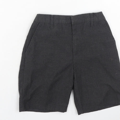 TU Boys Grey  Polyester Chino Shorts Size 8 Years  Regular