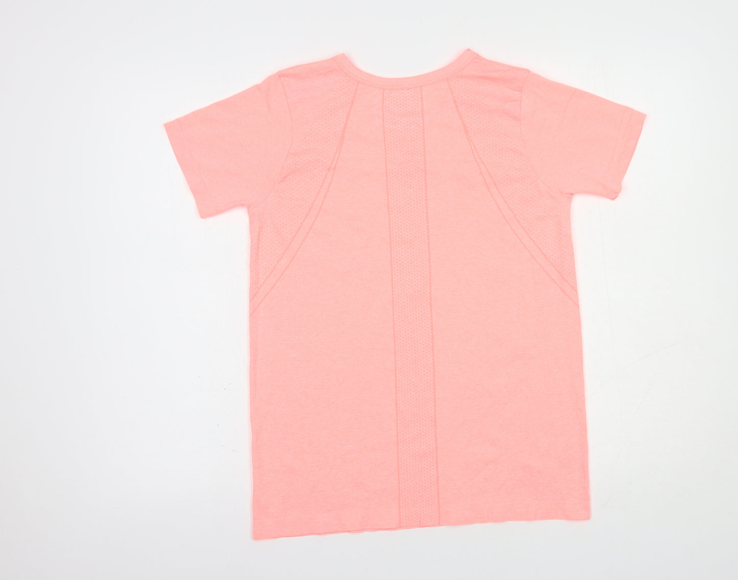 Dunnes Stores Womens Pink  Polyester Pullover T-Shirt Size M Crew Neck Pullover