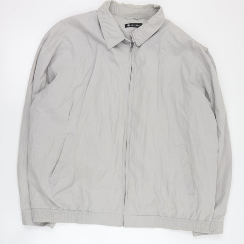 South Bay Mens Grey   Pea Coat Coat Size XL  Zip