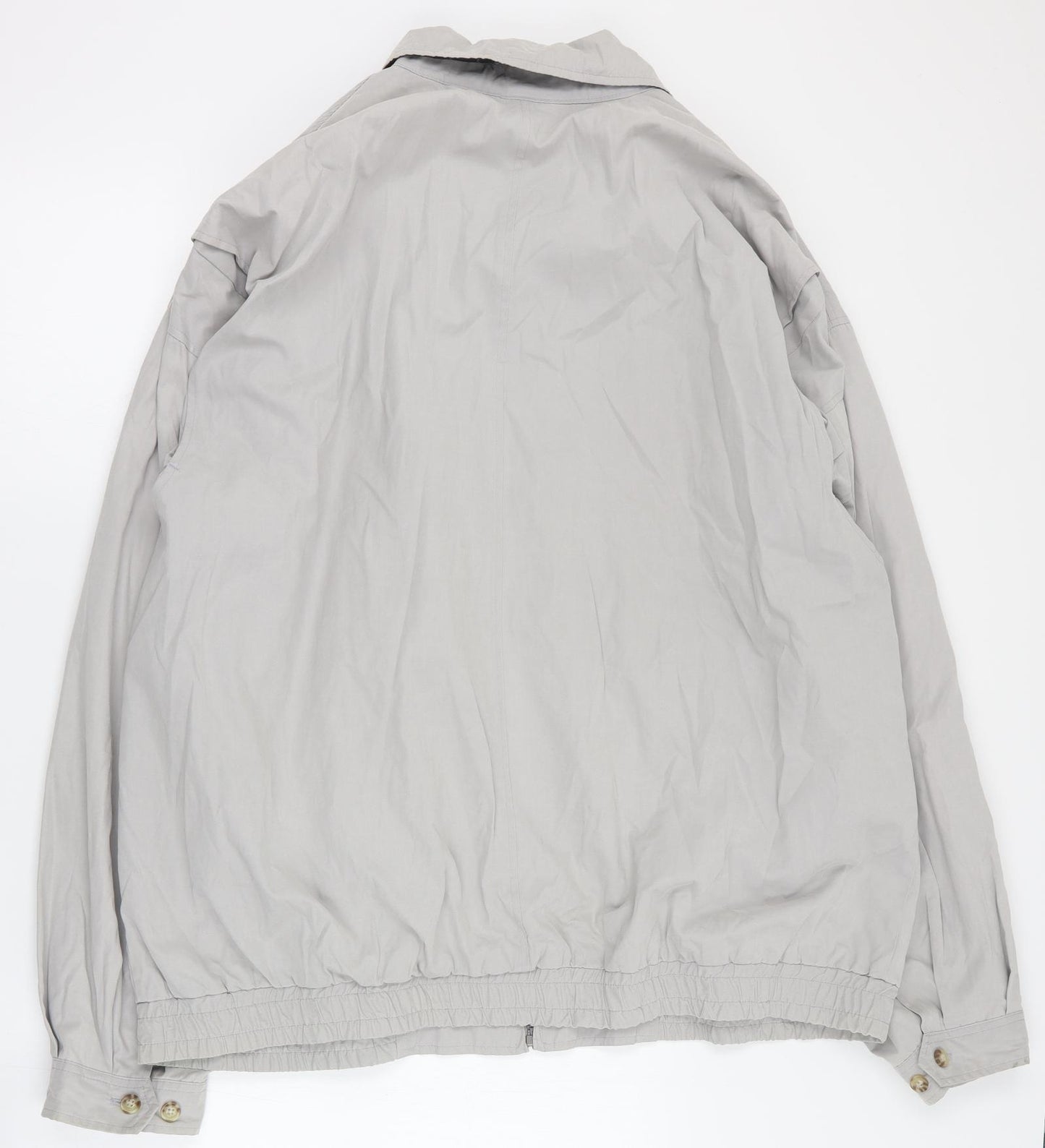 South Bay Mens Grey   Pea Coat Coat Size XL  Zip