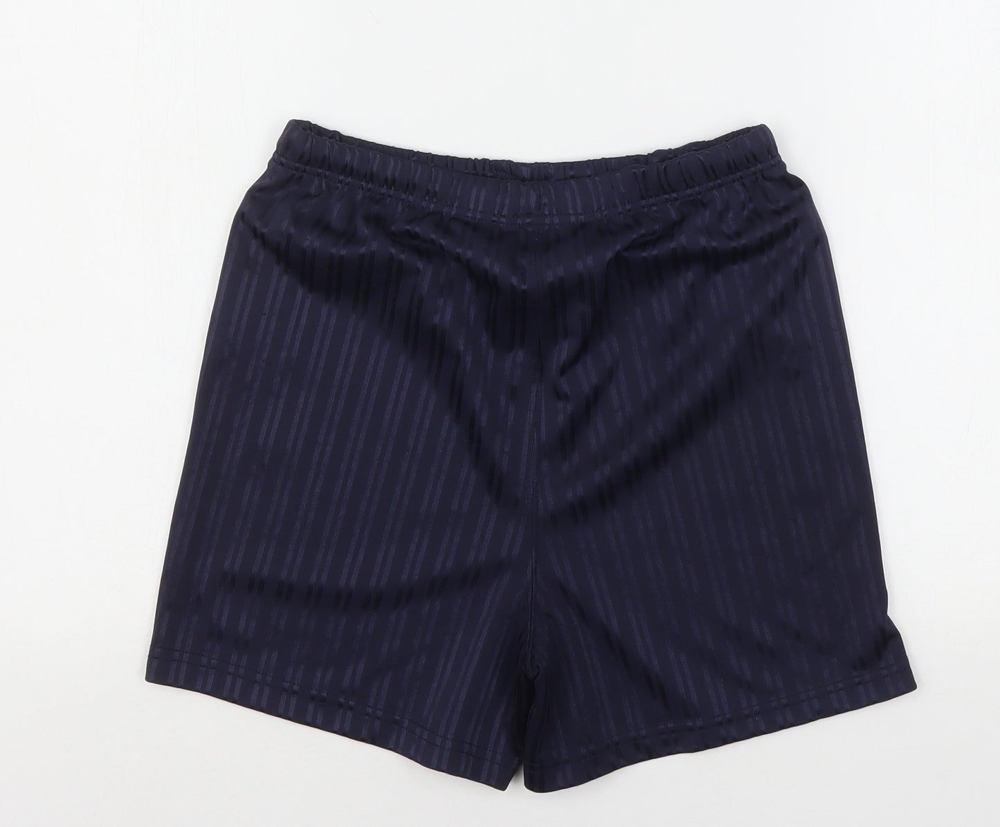 Matalan Boys Blue Striped Polyester Sweat Shorts Size 12-13 Years  Regular  - School Wear