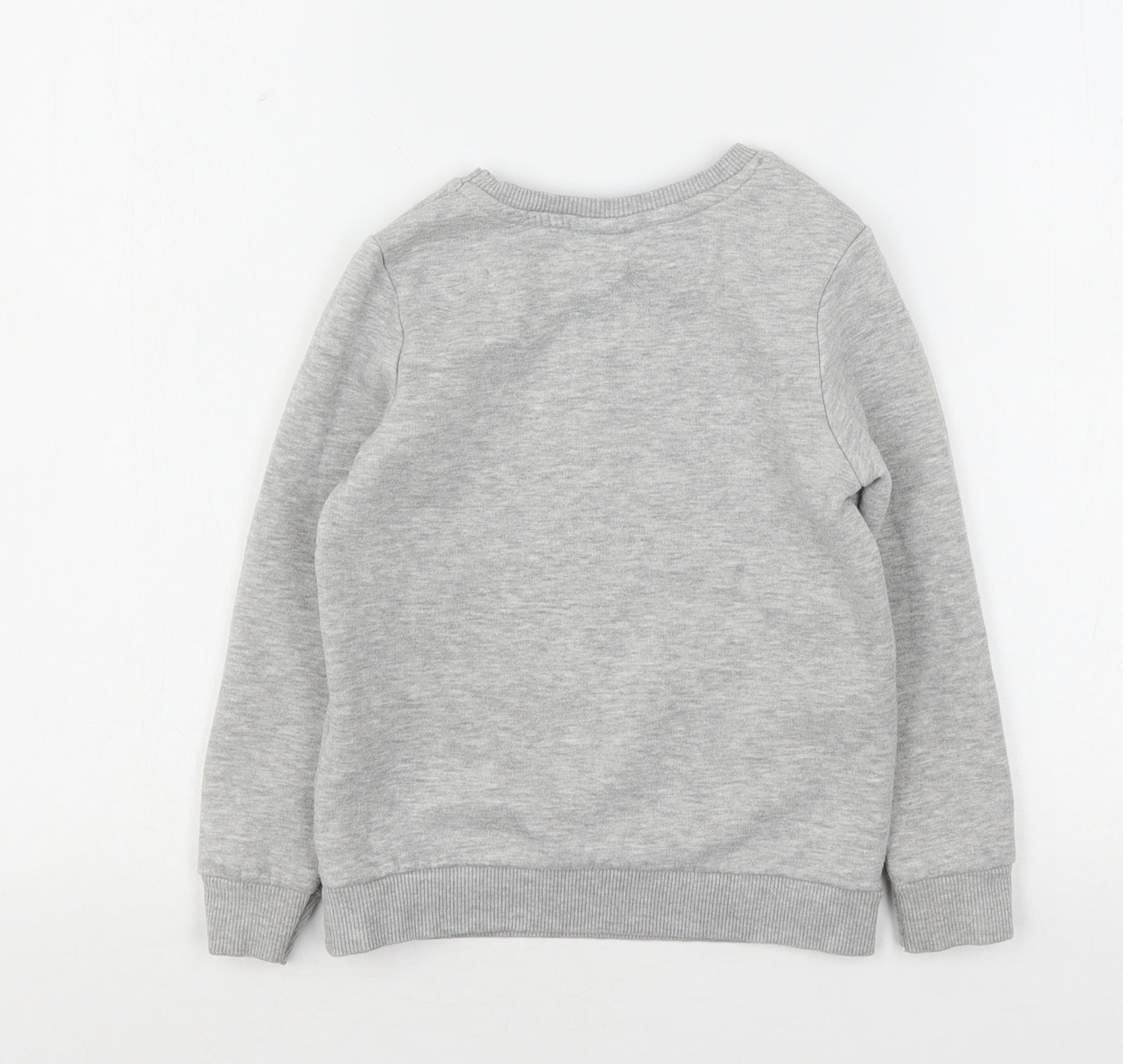Primark Boys Grey  Polyester Pullover Sweatshirt Size 5-6 Years   - Frozen