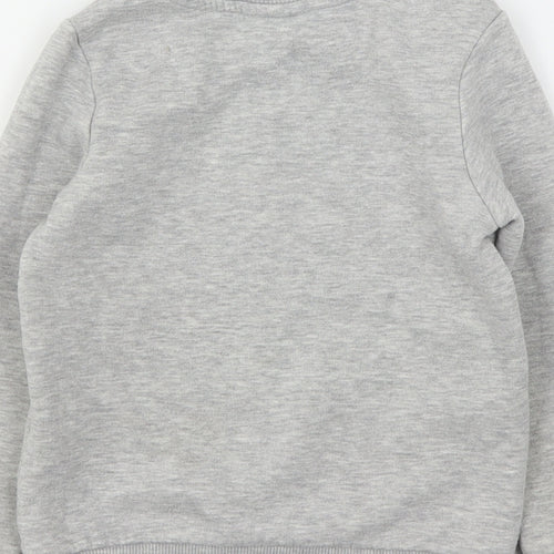 Primark Boys Grey  Polyester Pullover Sweatshirt Size 5-6 Years   - Frozen