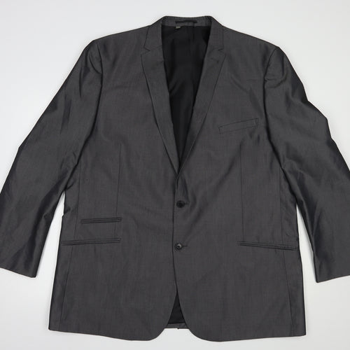 Williams & Brown Mens Grey   Jacket Blazer Size XL  Button