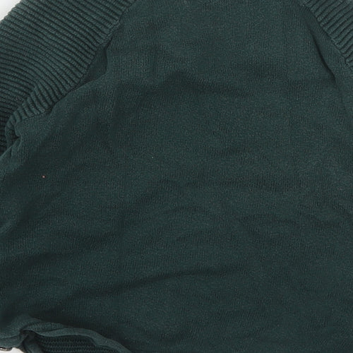 Primark Boys Green Round Neck  Cotton Pullover Jumper Size 3-4 Years