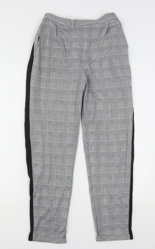 New Look Girls Multicoloured Houndstooth Polyester Capri Trousers Size 14-15 Years  Regular