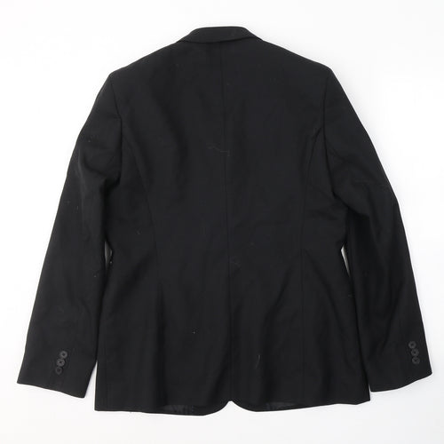 Endurance Womens Black  Polyester Jacket Suit Jacket Size 14