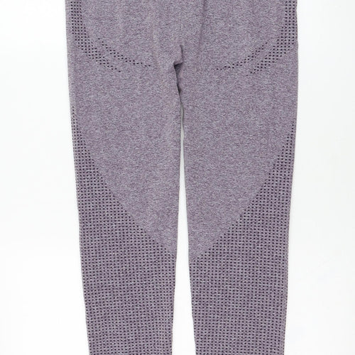 Dunnes Stores Womens Purple  Nylon Compression Leggings Size XL L26 in Regular Pullover