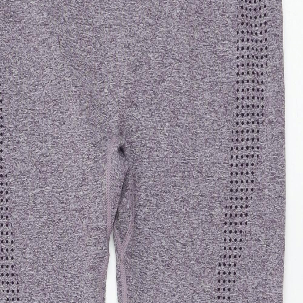 Dunnes Stores Womens Purple  Nylon Compression Leggings Size XL L26 in Regular Pullover