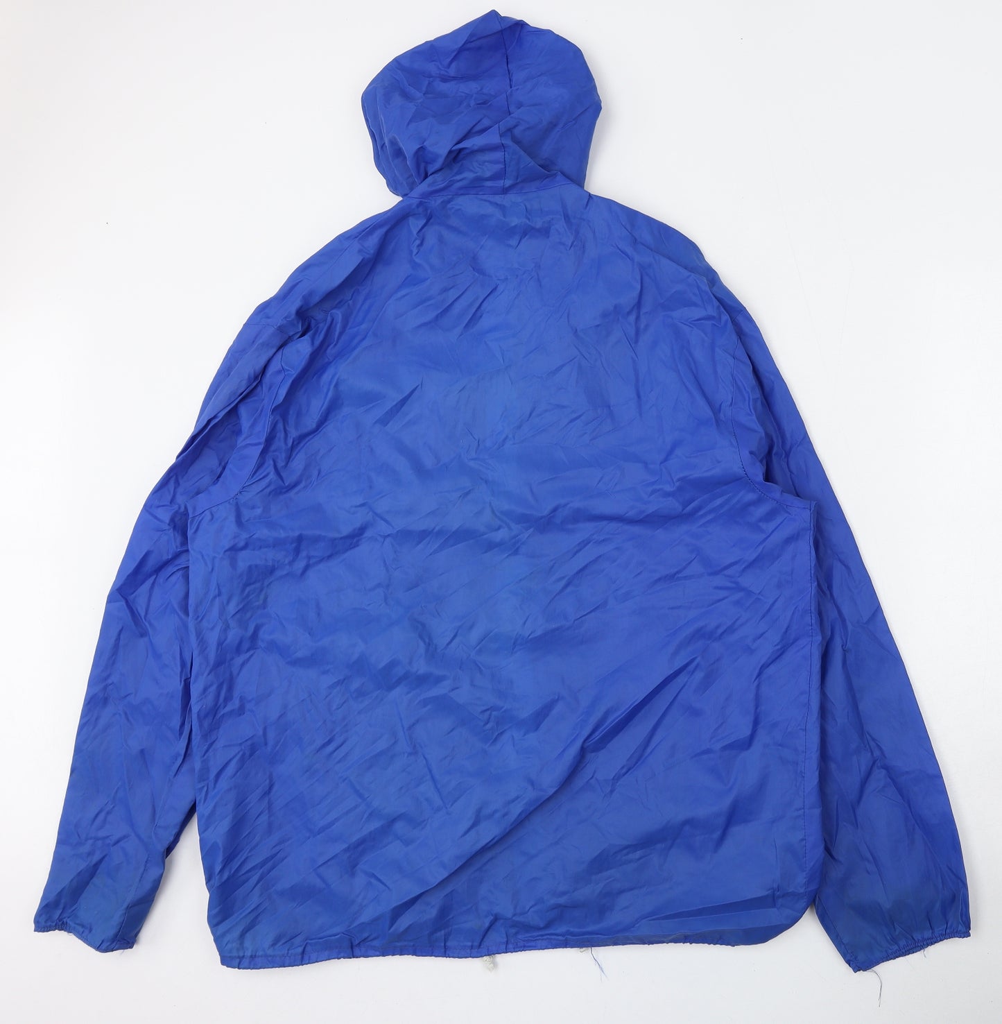 Preworn Mens Blue   Anorak Jacket Size L  Zip