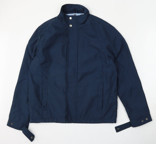 Hutson Harbour Mens Blue   Jacket  Size S  Button