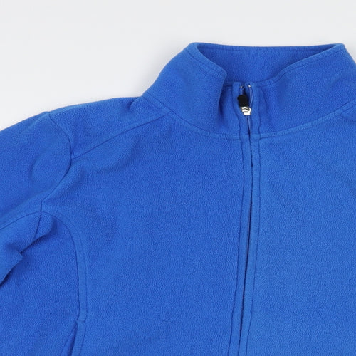 Venice Beach Womens Blue  Polyester Full Zip Sweatshirt Size L  Zip