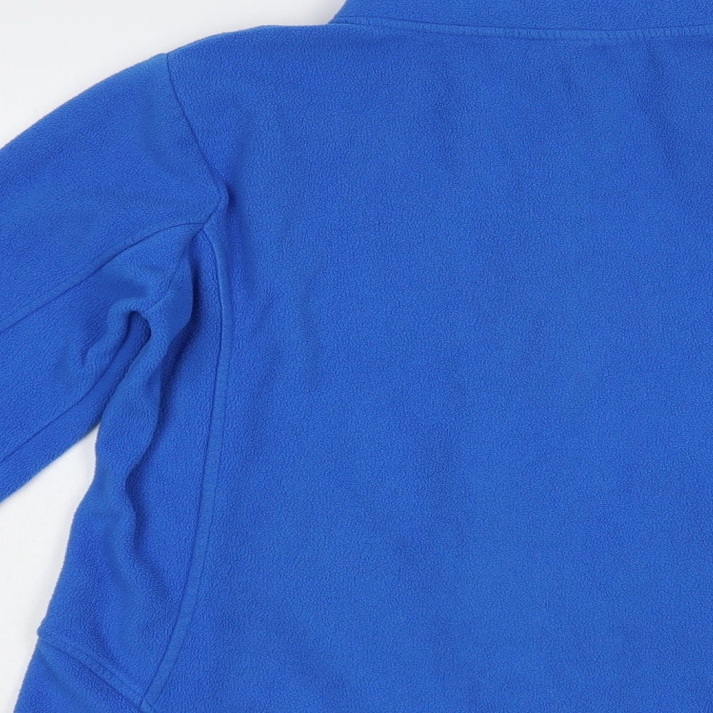 Venice Beach Womens Blue  Polyester Full Zip Sweatshirt Size L  Zip
