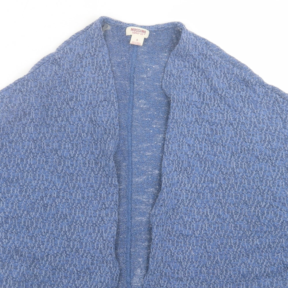 Mossimo Womens Blue V-Neck  Polyester Cardigan Jumper Size S