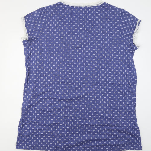 Dunnes Womens Blue Geometric Cotton Top Dress Size 2XL