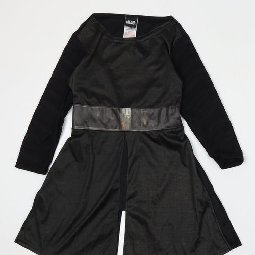 Star Wars Boys Black Solid Polyester  One Piece Size 5-6 Years   - Star Wars Darth Vader