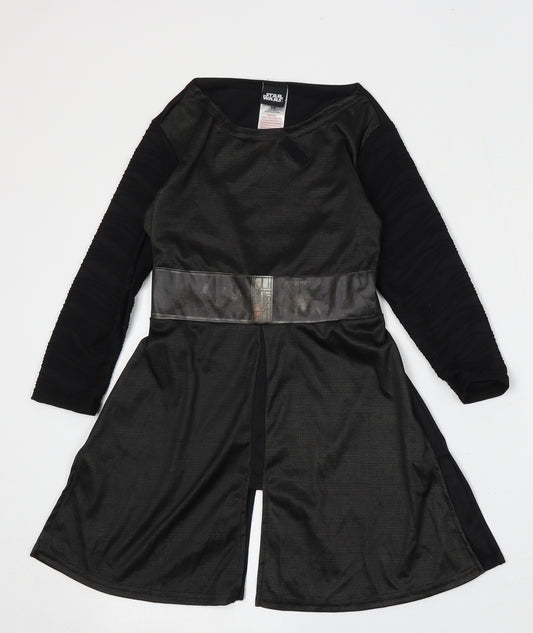 Star Wars Boys Black Solid Polyester  One Piece Size 5-6 Years   - Star Wars Darth Vader