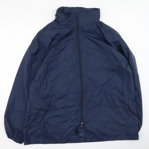 Result Mens Blue   Rain Coat Coat Size S