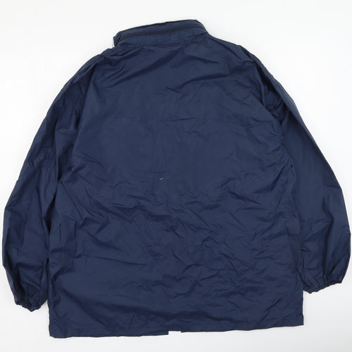 Result Mens Blue   Rain Coat Coat Size S