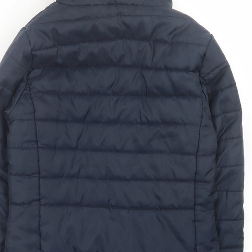 Minx Boys Blue   Puffer Jacket Jacket Size 11-12 Years  Zip