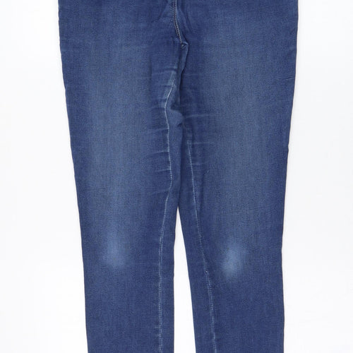 NEXT Womens Blue  Cotton Jegging Leggings Size 10 L28 in