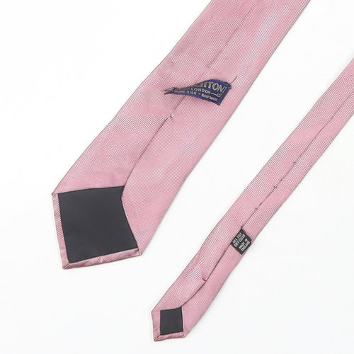crichton Mens Pink  Silk Pointed Tie One Size