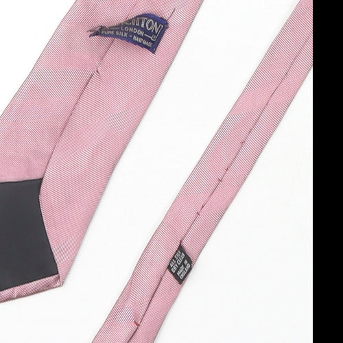 crichton Mens Pink  Silk Pointed Tie One Size