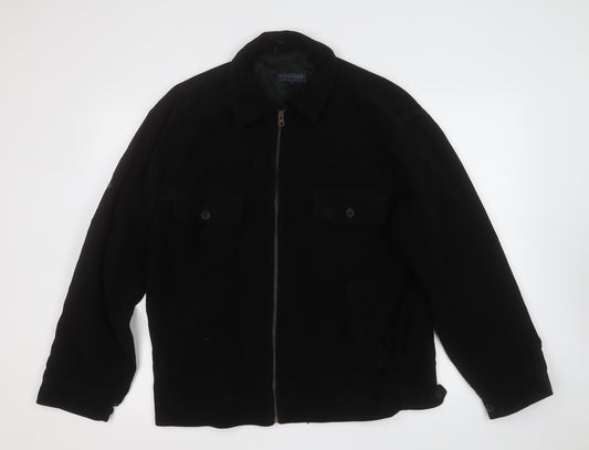 Foster's Mens Black   Jacket Blazer Size M  Zip