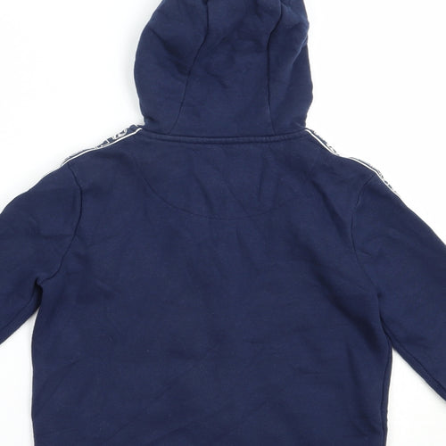 NERF Boys Blue  Cotton Full Zip Hoodie Size 7-8 Years  Zip